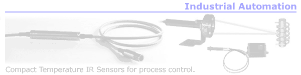 Industrial Automation: Compact Temperature IR Sensors for process control.